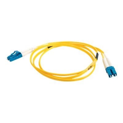 C2G 10m LC-LC 9/125 Duplex Single Mode OS2 Fiber Cable TAA - Yellow - 33ft - patch cable - TAA Compliant - 10 m - yellow