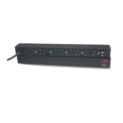 APC Basic Rack PDU AP9562 - 1U - 120V NEMA 5-15 Input / (10) NEMA 5-15 Output