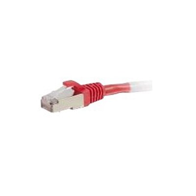 C2G 5ft Cat6 Ethernet Cable - Snagless Shielded (STP) - Red - patch cable - 5 ft - red