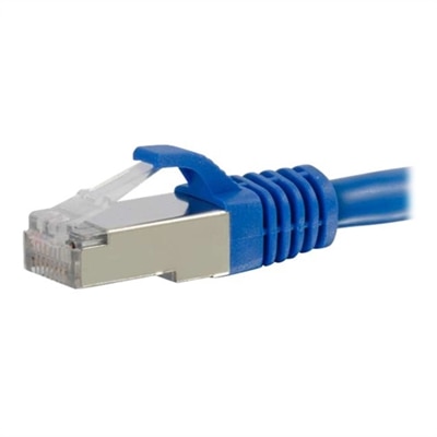 C2G-9ft Cat6 Snagless Shielded (STP) Network Patch Cable - Blue