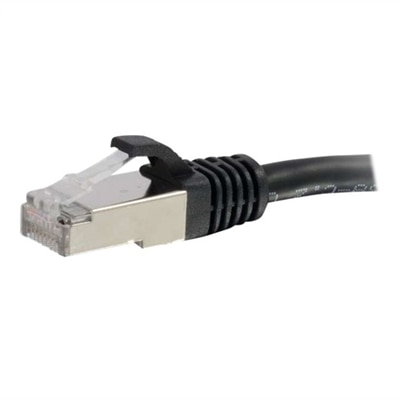 C2G 10ft Cat6 Ethernet Cable - Snagless Shielded (STP) - Black - patch cable - 10 ft - black