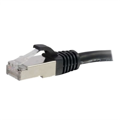 C2G 15ft Cat6 Ethernet Cable - Snagless Shielded (STP) - Black - patch cable - 15 ft - black