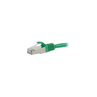 C2G 2ft Cat6 Ethernet Cable - Snagless Shielded (STP) - Green - patch cable - 2 ft - green