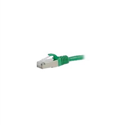 C2G 30ft Cat6 Snagless Shielded (STP) Ethernet Network Patch Cable - Green - patch cable - 30 ft - green