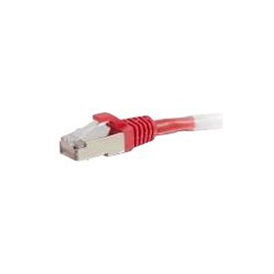 C2G Cat6 Snagless Shielded (STP) Network Patch Cable - patch cable - 35 ft - red