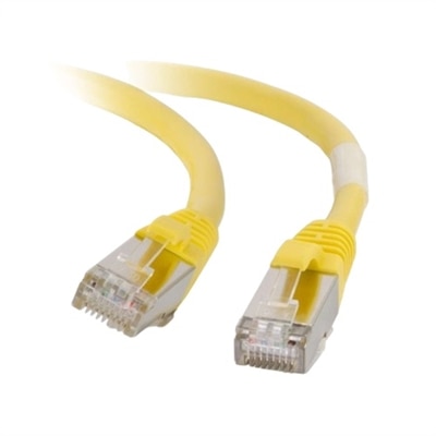 C2G 6ft Cat6 Ethernet Cable - Snagless Shielded (STP) - Yellow - patch cable - 6 ft - yellow