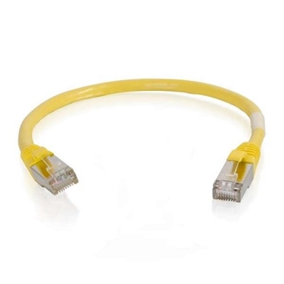 C2G Cat6 Snagless Shielded (STP) Network Patch Cable - patch cable - 15 ft - yellow