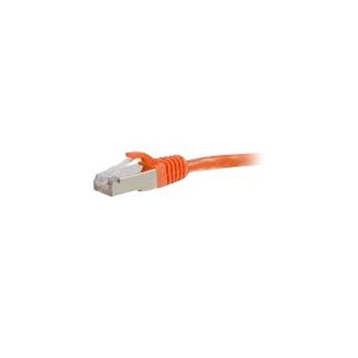 C2G 30ft Cat6 Snagless Shielded (STP)Ethernet Network Patch Cable - Orange - patch cable - 30 ft - orange