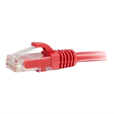 C2G 30ft Cat6 Snagless Unshielded (UTP) Ethernet Network Patch Cable - Red - patch cable - 30 ft - red