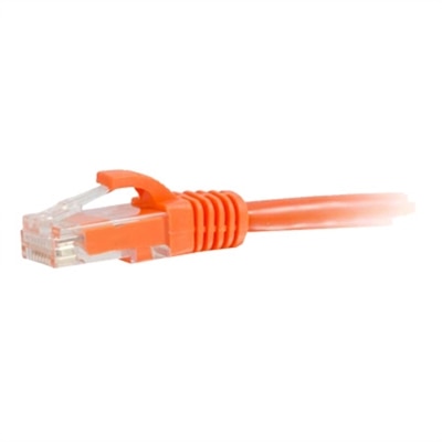 C2G 2ft Cat6 Ethernet Cable - Snagless Unshielded (UTP) - Orange - patch cable - 2 ft - orange