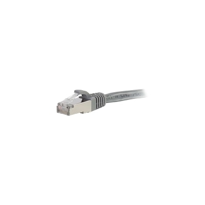 C2G-3ft Cat6a Snagless Shielded (STP) Network Patch Cable - Gray