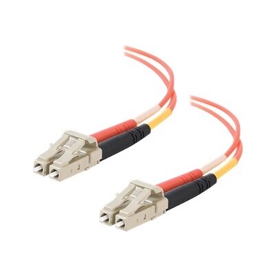 C2G 7m LC-LC 50/125 OM2 Duplex Multimode Fiber Optic Cable (TAA Compliant) - Orange - patch cable - TAA Compliant - 7...