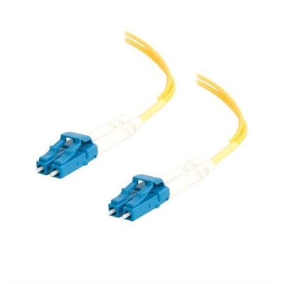 15M FIBER SMF LC/LC 9/125 DUPLEX YELLOW PATCH CABLE