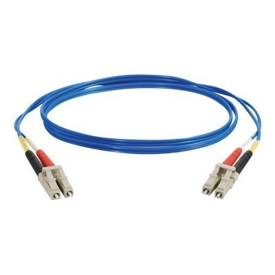 C2G 3m LC-LC 62.5/125 OM1 Duplex Multimode PVC Fiber Optic Cable - Blue - patch cable - 3 m - blue