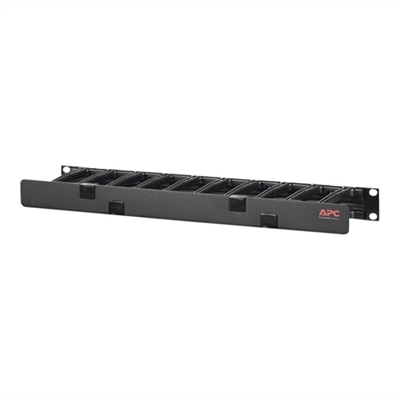 APC Horizontal Cable Manager Single-Sided With Cover Rack - Kabelführungssatz - 1U
