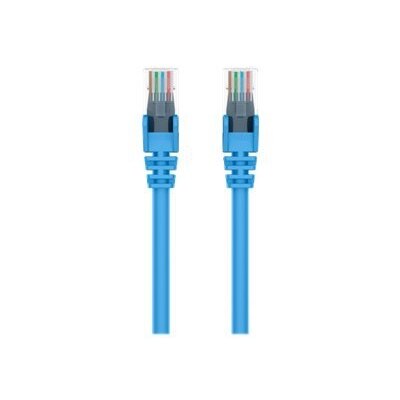 Belkin 7ft CAT5e Ethernet Patch Cable Snagless, RJ45, M/M, Blue - patch cable - 7 ft - blue - B2B