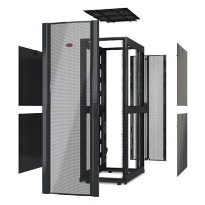 APC NetShelter SX - Rack - black - 42U - 19-inch