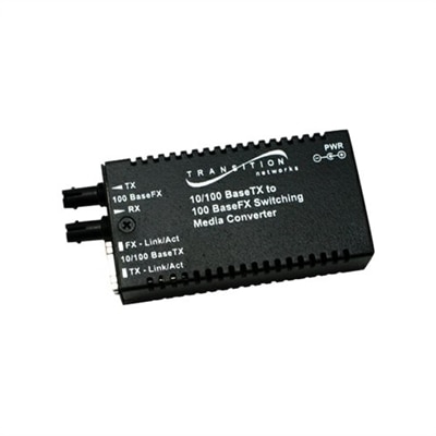 Transition Stand-Alone Mini 10/100 Bridging - fiber media converter - Ethernet, Fast Ethernet