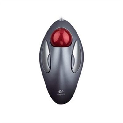 Logitech Trackman Marble - Trackball - right and left-handed - optical - 4 buttons - wired - USB