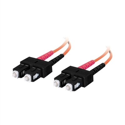 CablesToGo C2G - OM2 50/125 MultiMode (LSZH) Glasfaser Patchkabel (SC-SC) - Orange - 10m