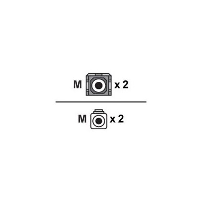Legrand C2G LC-SC 10Gb 50/125 OM3 Duplex Multimode PVC Fiber Optic Cable (LSZH) - network cable - 5 m - aqua