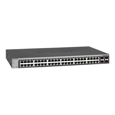 48-port NETGEAR Smart GS748T 48-Port Gigabit Smart Managed Switch - switch - 48 ports - smart - rack-mountable