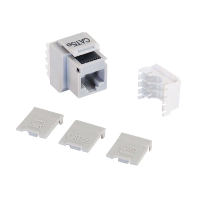 CABLES TO GO CAT5E RJ45 KEYSTONE JACK - GREY