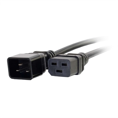 CablesToGo C2G 16 AWG 250 Volt 16 Amp Power Extension Cord - power extension cable - IEC 60320 C20 to IEC 60320 C19 - 2 m