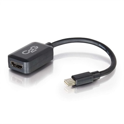 C2G Mini DisplayPort to HDMI Adapter - Black - video adapter - 8 in