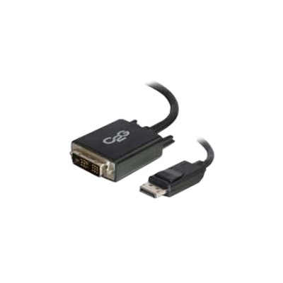 CablesToGo C2G 1m DisplayPort to Single Link DVI-D Adapter Cable M/M - DP to DVI - Black - DisplayPort cable - 1 m