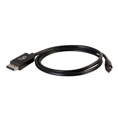 CablesToGo C2G 3m Mini DisplayPort to DisplayPort Adapter Cable 4K UHD - Black - DisplayPort cable - 3 m