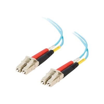 C2G 4m LC-LC 10Gb 50/125 Duplex Multimode OM3 Fiber Cable - Aqua - 13ft - network cable - 4 m - aqua
