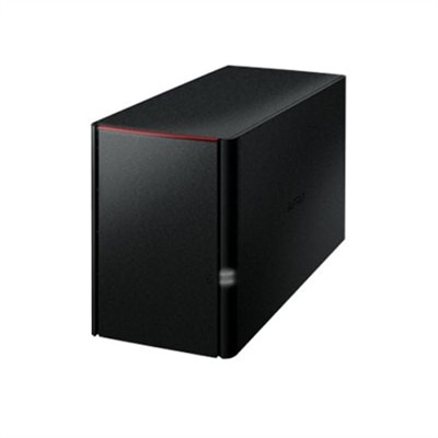 BUFFALO LinkStation 220 - NAS server - 2 bays - 8 TB - SATA 3Gb/s - HDD 4 TB x 2 - RAID 0, 1, JBOD - Gigabit Ethernet