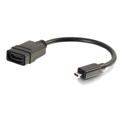 CablesToGo C2G HDMI Micro to HDMI Adapter Converter Dongle - adaptateur HDMI - 20.3 cm