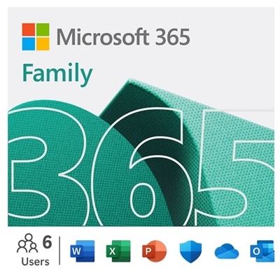 Download Microsoft 365 Family 1 Year Subscription with AutoRenewal