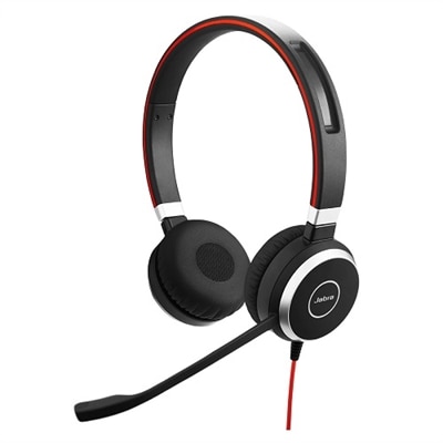 Jabra Evolve 40 UC stereo - Headset - on-ear - wired - 3.5 mm jack