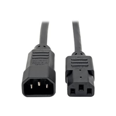 Tripp Lite by Eaton PDU Power Cord C13 to C14 - 10A 250V 18 AWG 3 ft. (0.91 m) Black