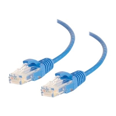 C2G 4ft Cat6 Snagless Unshielded (UTP) Slim Network Patch Cable - Blue