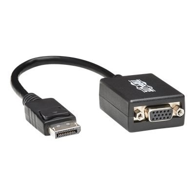 Tripp Lite 6in DisplayPort to VGA Adapter Active Converter DP to VGA M/F 6-inch - display adapter - 6 in