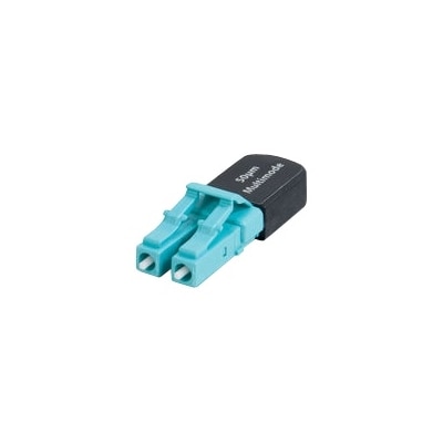 C2G Duplex LC 50/125 Multimode Fiber Loopback - loopback connector - light blue
