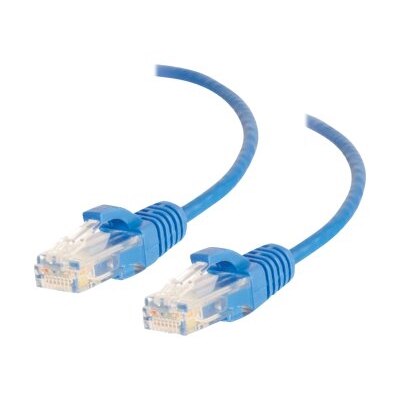 C2G 5ft Cat6 Snagless Unshielded (UTP) Slim Ethernet Network Patch Cable - Blue - patch cable - 5 ft - blue