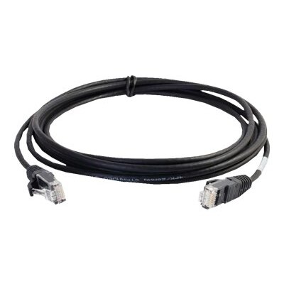 C2G 3ft Cat6 Ethernet Cable - Slim - Snagless Unshielded (UTP) - Black - patch cable - 3 ft - black