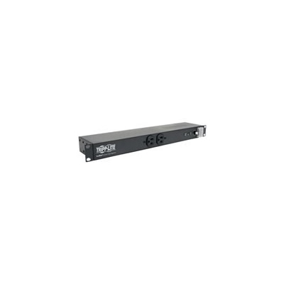 Tripp Lite by Eaton Isobar 12-Outlet Network Server Surge Protector 15 ft. (4.57 m) Cord with L5-20P Plug 3840 Joules Diagnostic LEDs 1U Rackmount