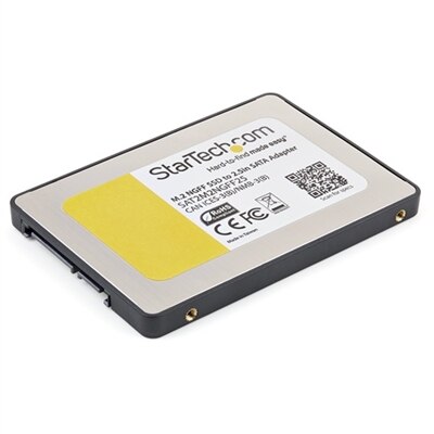 StarTech.com M.2 (NGFF) SSD to 2.5in SATA III Adapter - Upto 6 Gbps - M.2 SSD Converter to SATA with Protective Housing
