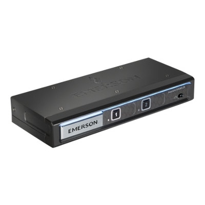 2-port Avocent SVKM120 - Keyboard/mouse/USB/audio switch - 2 x keyboard/mouse/USB/audio - desktop