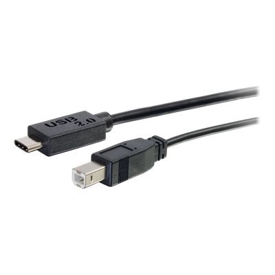 C2G 6ft USB C Male to USB B Male Cable - USB 2.0 - 480Mpbs - M/M