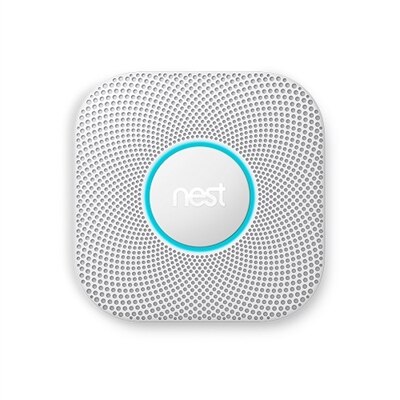 Google Nest Protect Alarm-Smoke Carbon Monoxide Detector - White