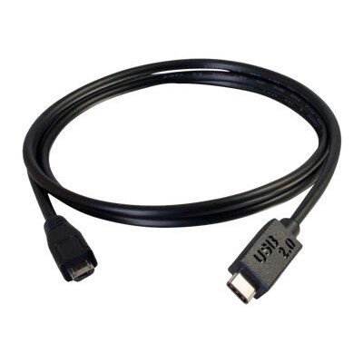 CablesToGo C2G 1m USB 2.0 USB Type C to USB B Cable M/M - USB C Cable Black - Câble USB de type-C - USB type B pour USB-C - 1 m