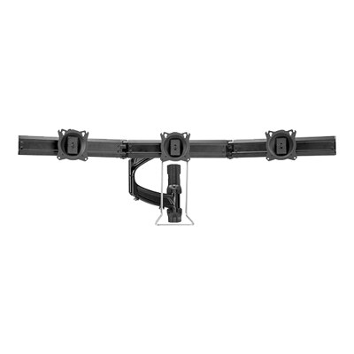 Chief Kontour Series K4W310B - Wall mount for 3 LCD displays - black - screen size: up to 24-inch