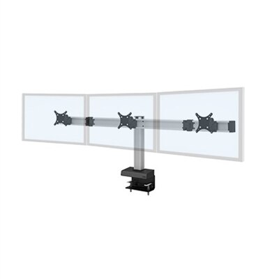Hat Design Works - Mount (desk mount) for 3 LCD displays - screen size: up to 24-inch - desk-mountable